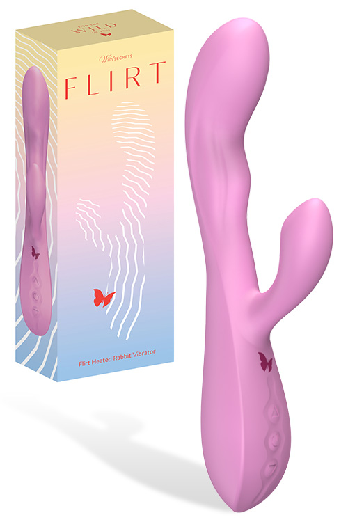 Wild Secrets Flirt 9" Heated Rabbit Vibrator
