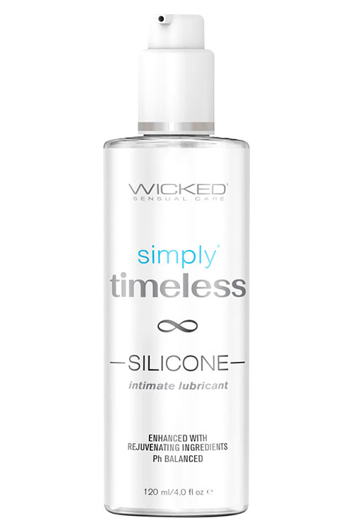 Wicked Simply Timeless Silicone Lubricant with Vitamin E | 120ml (4oz)