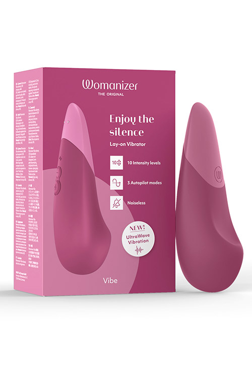 Womanizer Vibe 5.6&quot; Lay On Silent Clitoral Vibrator