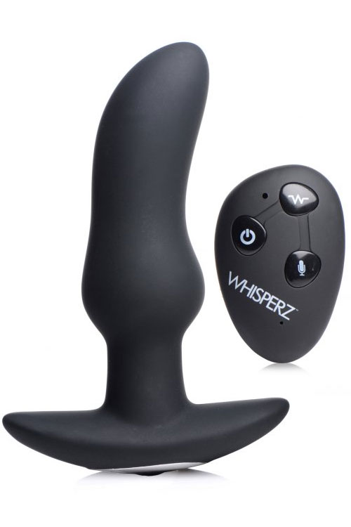 Whisperz Voice Activated Remote Controlled Vibrating P Spot Plug