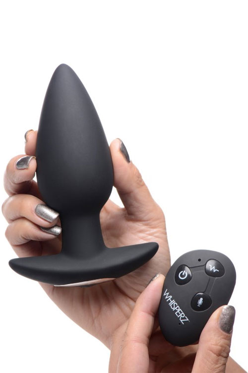Whisperz Voice Activated Remote Controlled Vibrating Butt Plug