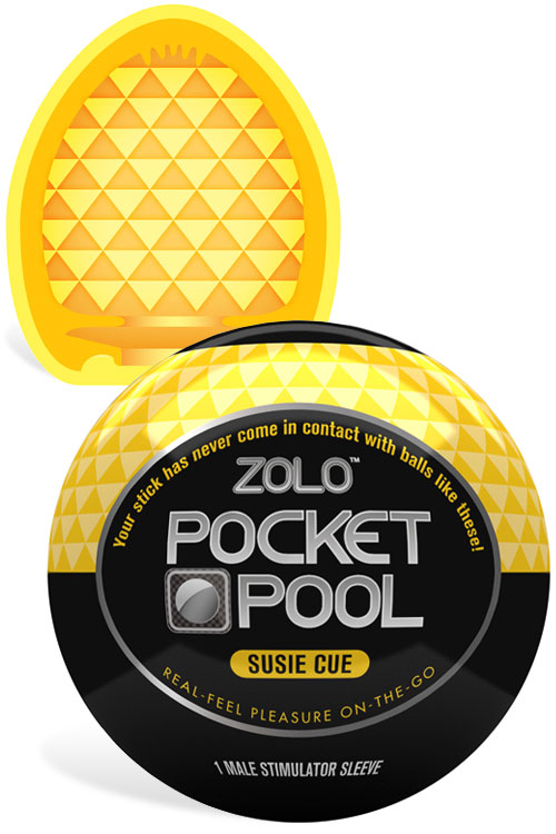 Susie Cue Pocket Pool Textured Masturbator