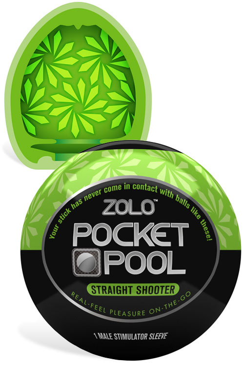 Straight Shooter Pocket Pool Textured Masturbator